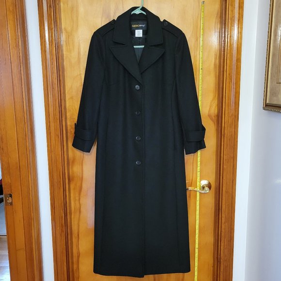 metrostyle Jackets & Blazers - 100% Wool Winter Coat | Like New | Petite Size 6 | Black | MetroStyle